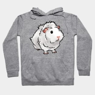 White Abyssinian Guinea Pig Hoodie